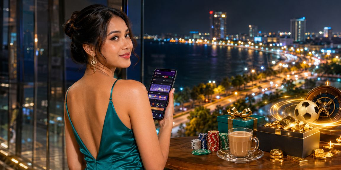 Ilustrasi deposit bonus permainan kasino di Kuantan bergaya Melayu