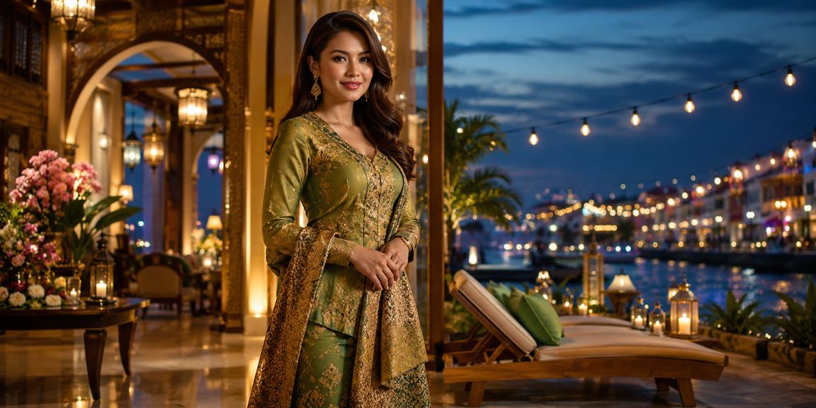 Suasana hiburan kasino Hari Raya di Melaka